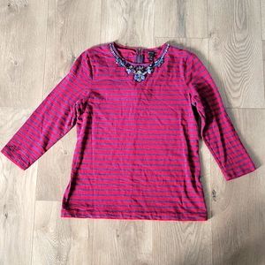 J.Crew beaded top